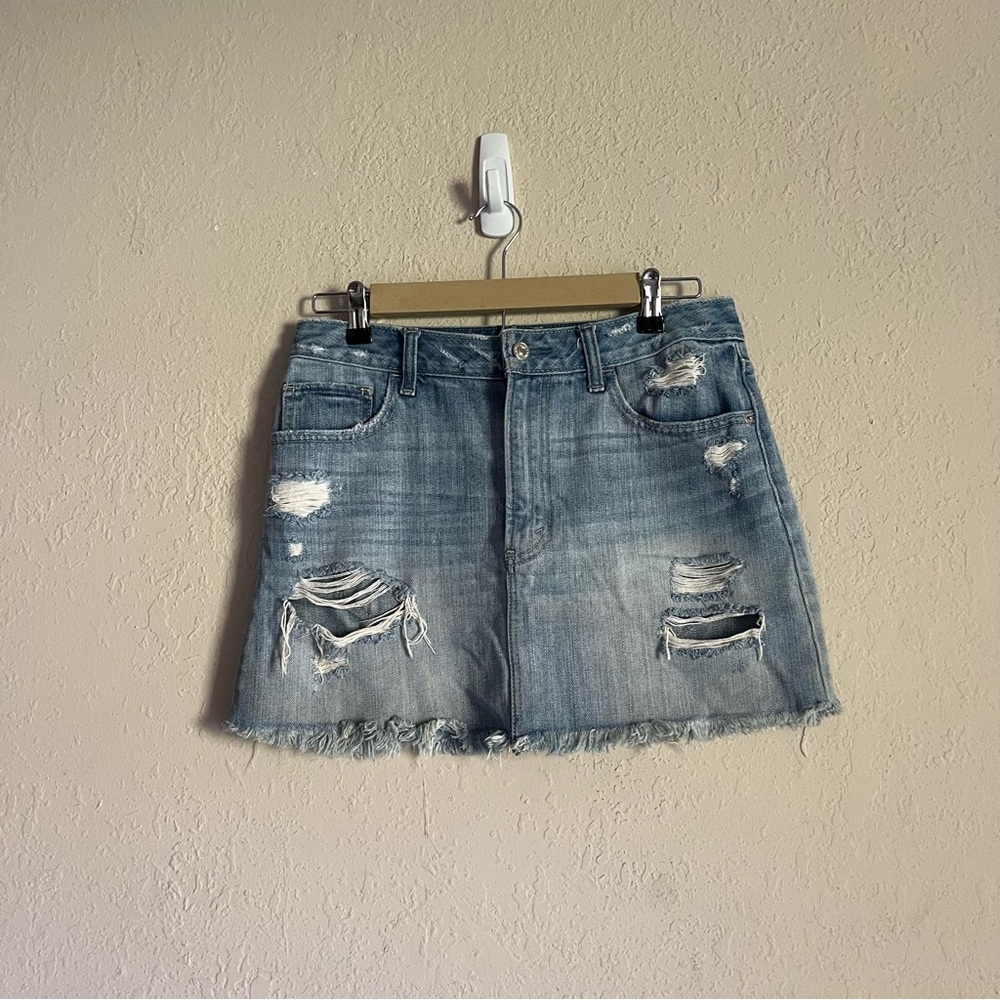 Y2K Abercombie & Fitch Denim Skirt - Picture 4 of 6
